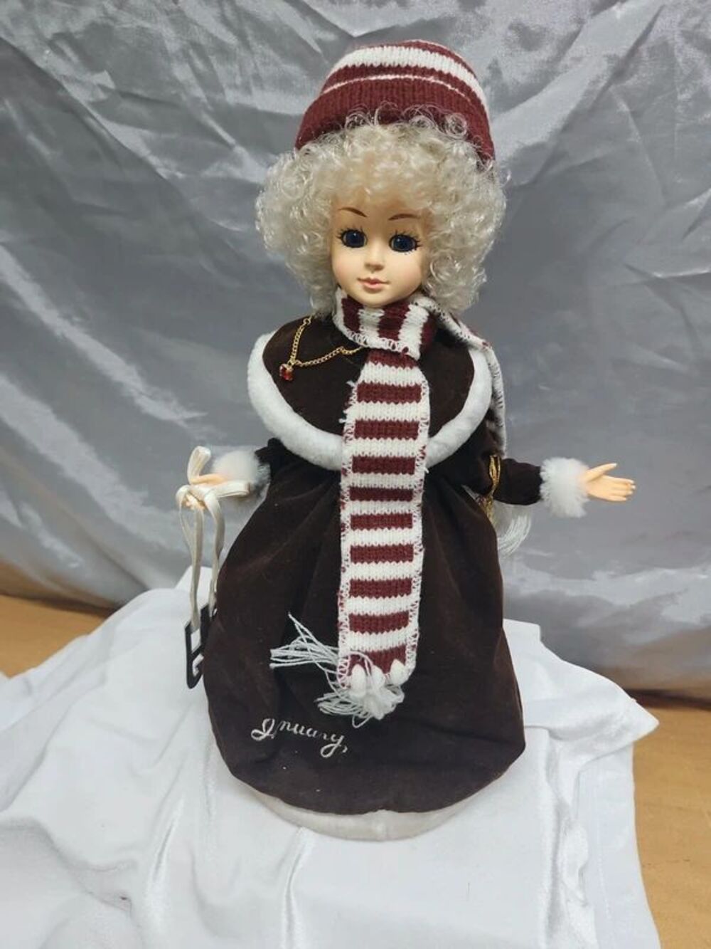 Brinn January calendar doll no music box